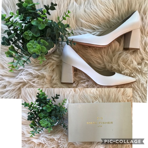 Marc Fisher Shoes - Marc Fisher ‘Zala’ Leather Block Heel Pump